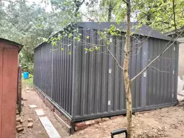 Вместительный 7 метровый гараж в графитовом цвете в пос. Усово-Тупик, Одинцовский р-н, МО