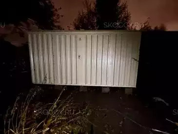 Хозблок для садовых принадлежностей в цвете "слоновая кость" в СНТ Строитель, мун. окр. Чехов, МО